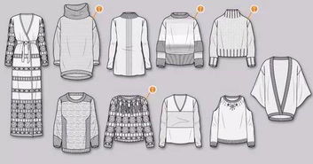 服裝工業款式圖 你真的會畫嗎 200張對照圖 教你如何正確理解 時裝平面款式圖 附 時裝款式圖畫法